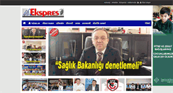 Desktop Screenshot of gazeteekspres.com